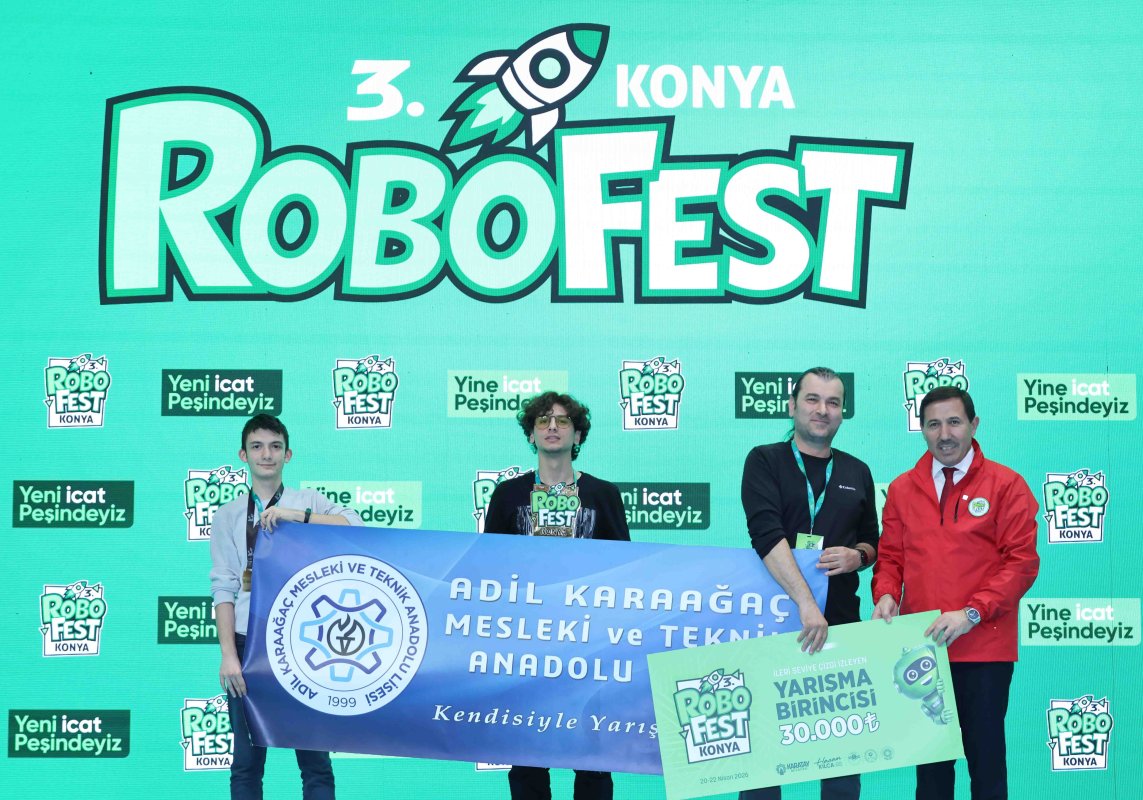 3. Konya RoboFest Şampiyonlarını Seçti: Türkiye Yüzyılı'na Gençlik İmzası!
