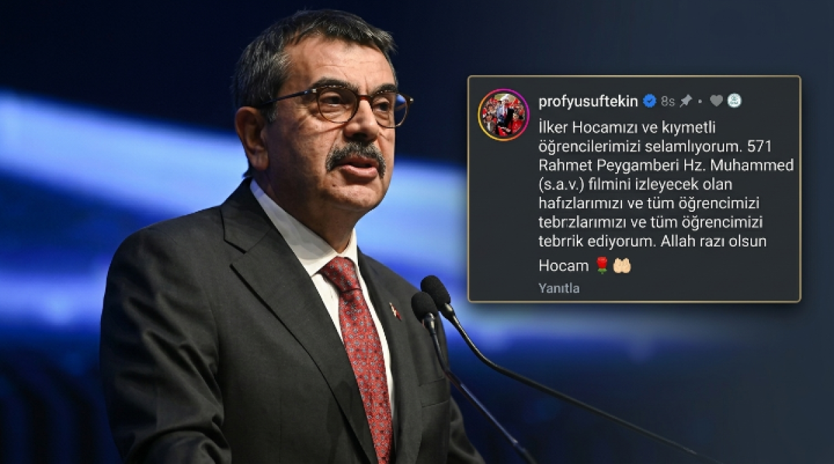Bakan Yusuf Tekin'den İmam Hatip Öğrencilerine Sinema Sürprizi