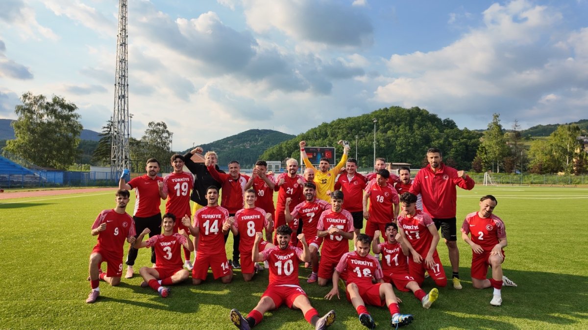 Türkiye U23 İşitme Engelliler Futbol Takımı Dünya Kupası'nda Finalde
