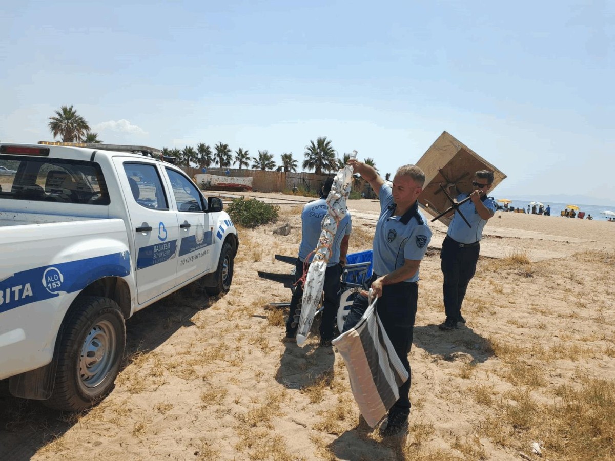 Balıkesir Plajlarında İşgal Denetimleri Artırıldı