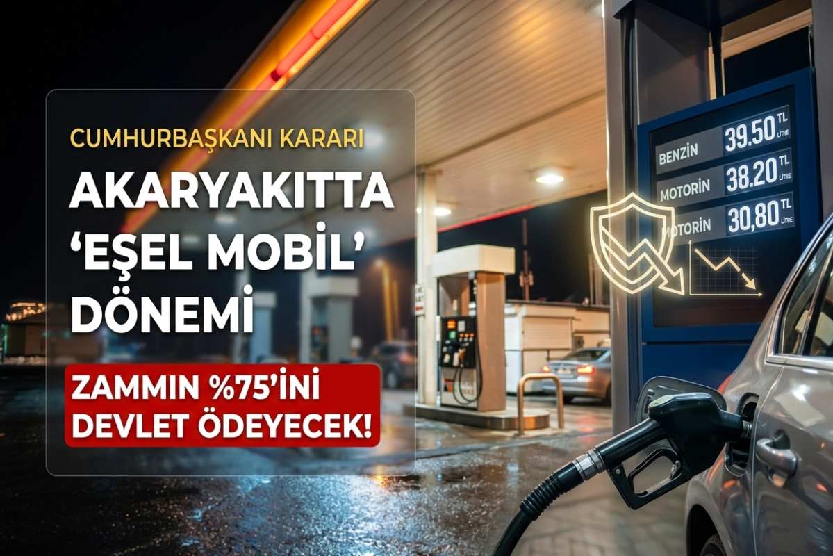 Akaryakıtta Eşel Mobil Sistemi Başladı: ÖTV'de Dev İndirim!