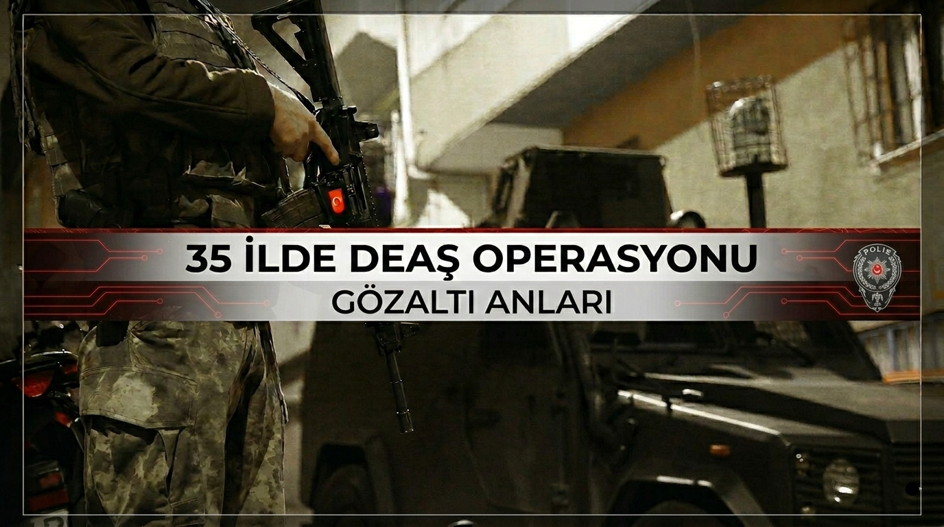 35 İlde Dev DEAŞ Operasyonu: 184 Gözaltı, 22 Tutuklama