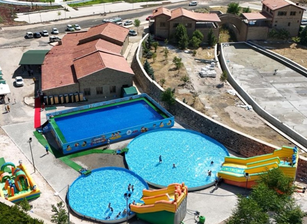 Nevşehir Kayaşehir’de Spor ve Yüzme Keyfi Başladı