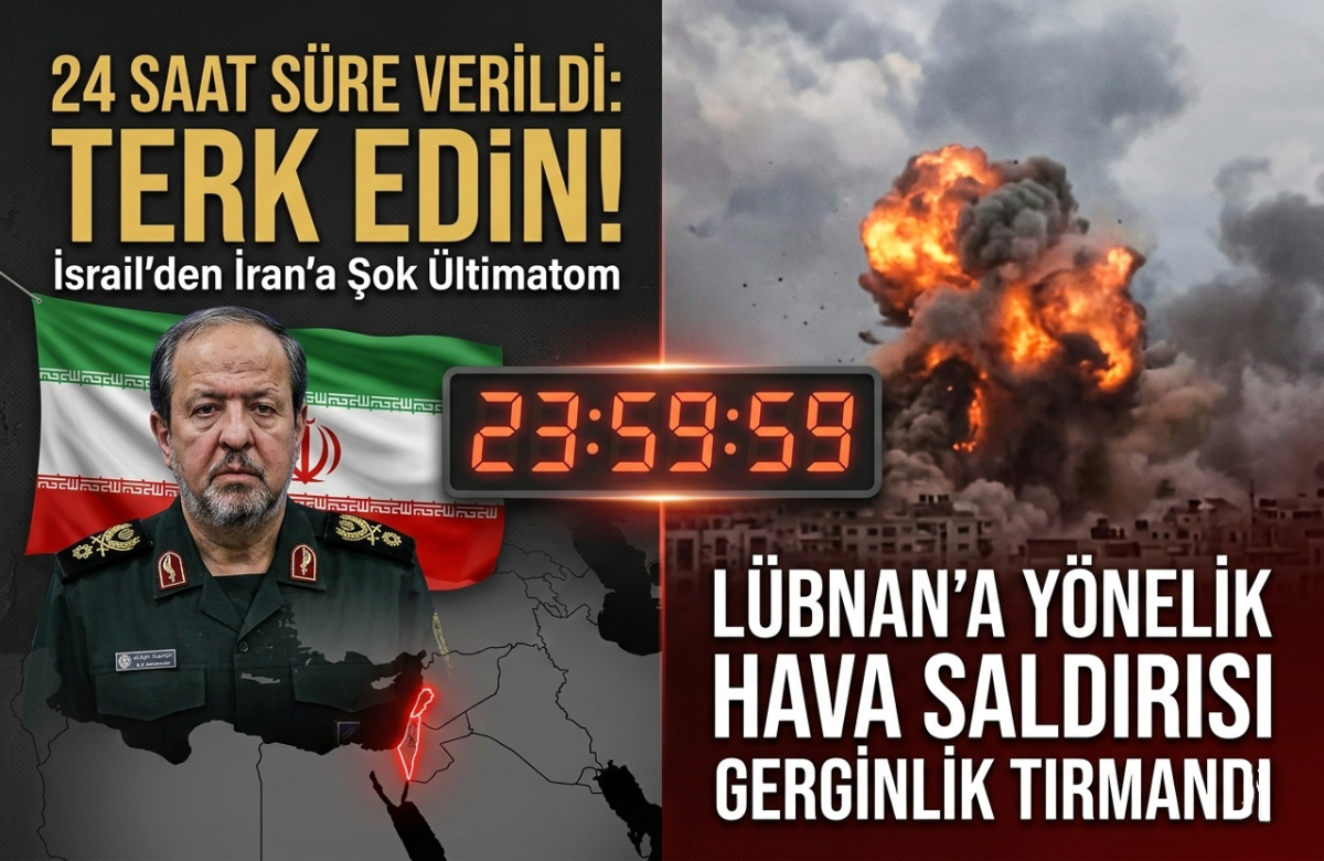 İsrail'den İran'a 24 Saat Süre! Lübnan'da Büyük Tahliye Ültimatomu